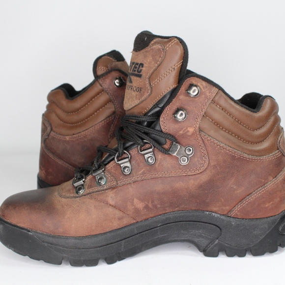 Vtg New Hi Tec Mens 9 Boise Waterproof Boots Brown main image 0